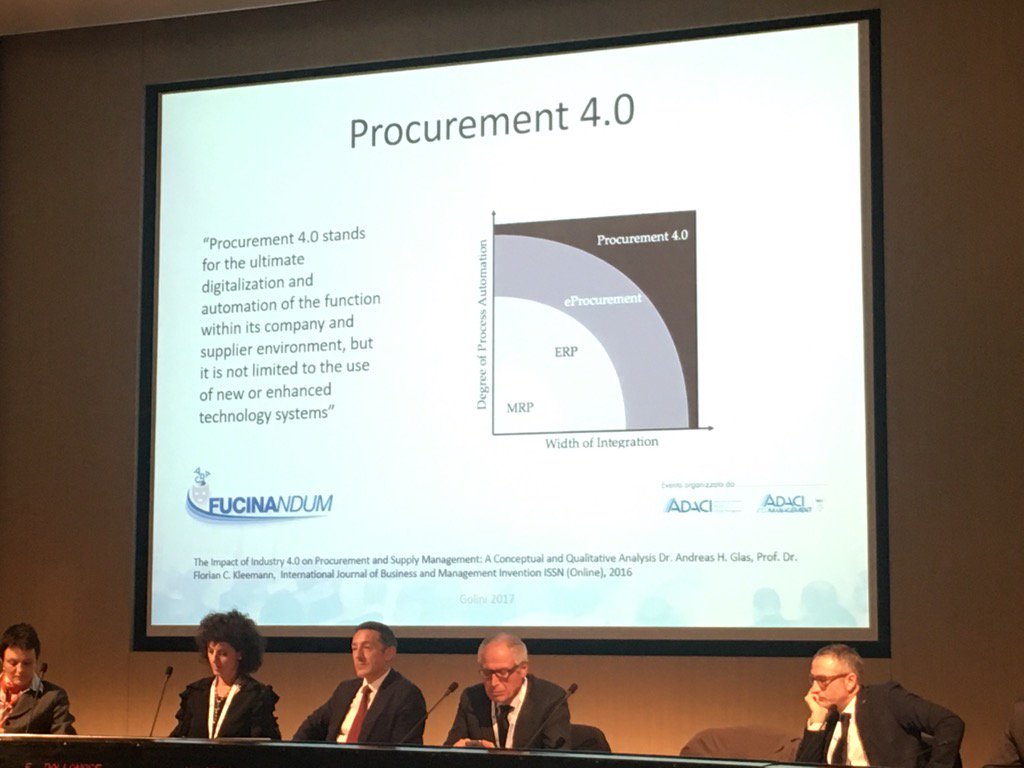 CSMThub's tweet image. Ruggero Golino le Tecnologie rilevanti per gli acquisti #advanceanalytics #digitalsupplychain #cloudmanufacturing