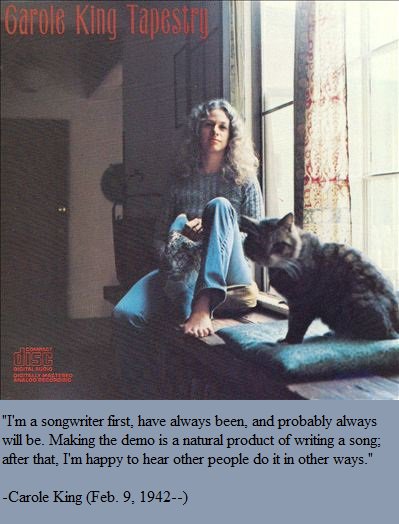 Happy birthday, Carole King! 
