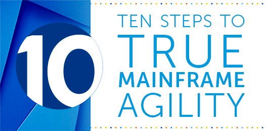 BMCCompuware's tweet photo. Want to do #Agile #DevOps on the mainframe but don't know how to start? Here's our 10-steps-to-Agility guide https://t.co/g0AoWXybIX #IBMz https://t.co/XhiwcktRbh