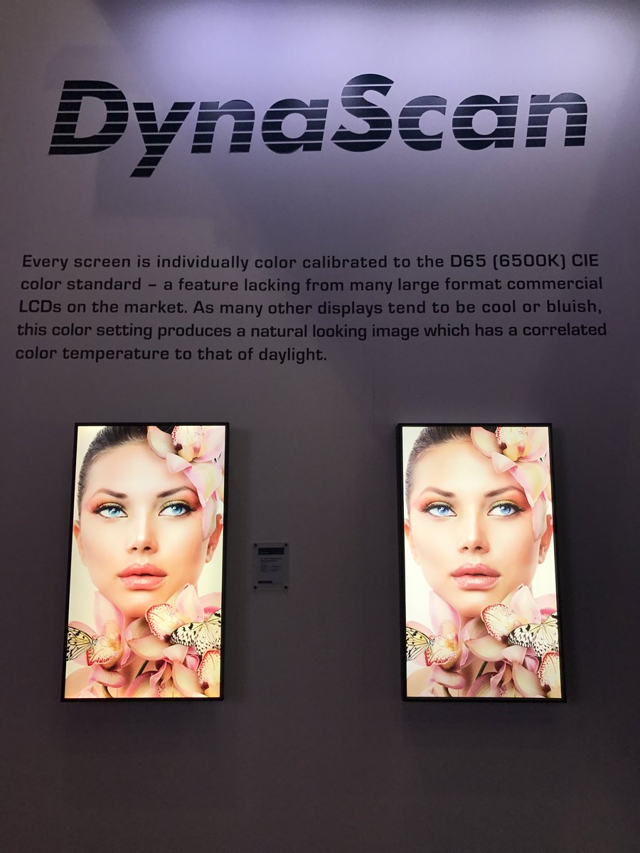 DynamicView's tweet photo. Écrans haute luminosité #ISE2017 #Amsterdam #affichagedynamique #DynamicView #digital #Digitalsignage #screen @ISE_Show https://t.co/f5QXiIAcex
