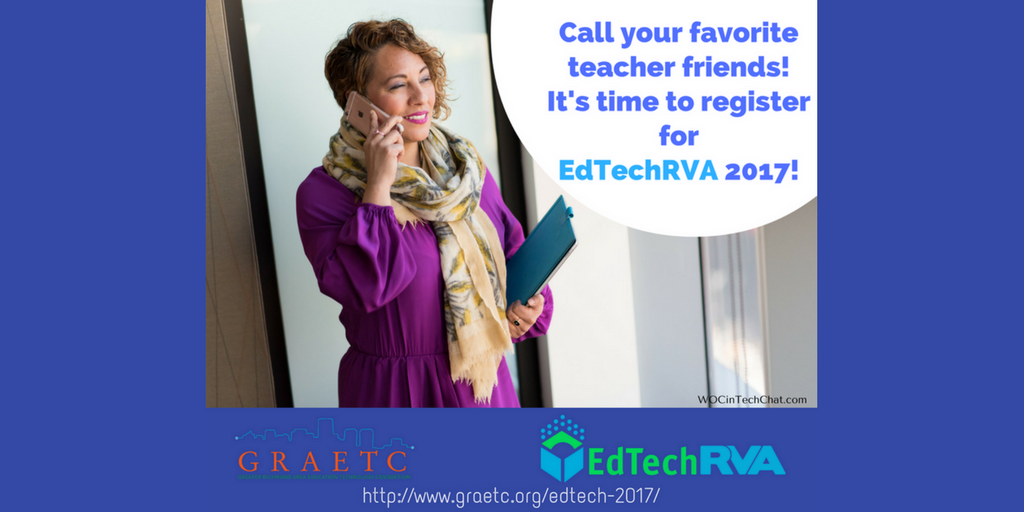 divein2STEM's tweet image. #EdTechRVA is a wonderful learning and networking experience for all. #POCinEdTech #WomeninEdTech #EdTech graetc.org/edtech-2017/