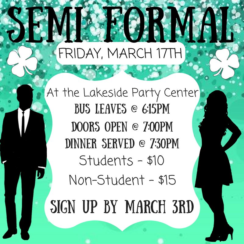 WU_SAB's tweet photo. Semi Formal tickets are now available! Make sure you sign up before it's too late! #dance #StPatricksDay #WUsab #showmewu 💃🕺 https://t.co/yB3X6ChUI7