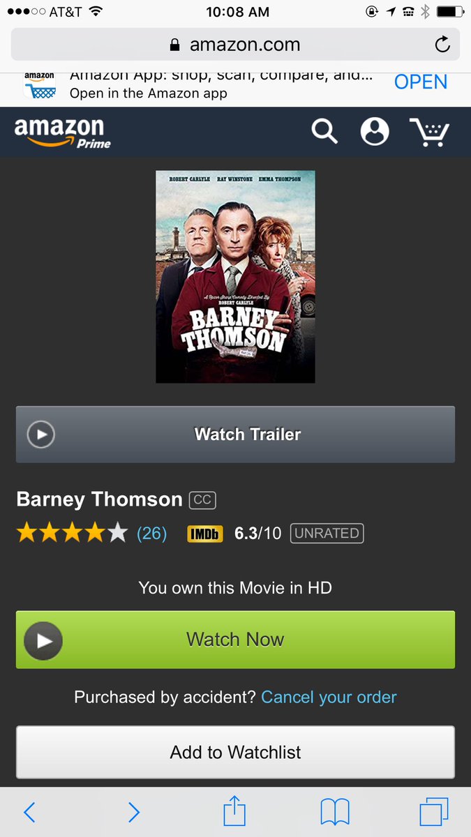 sarahpesto's tweet photo. @robertcarlyle_ YAY! We can stream #TLOBT on Amazon in the U.S. now. I just bought it! 😃I'll give you my feedback after I watch it. 😃 https://t.co/lqXUhSSrAb