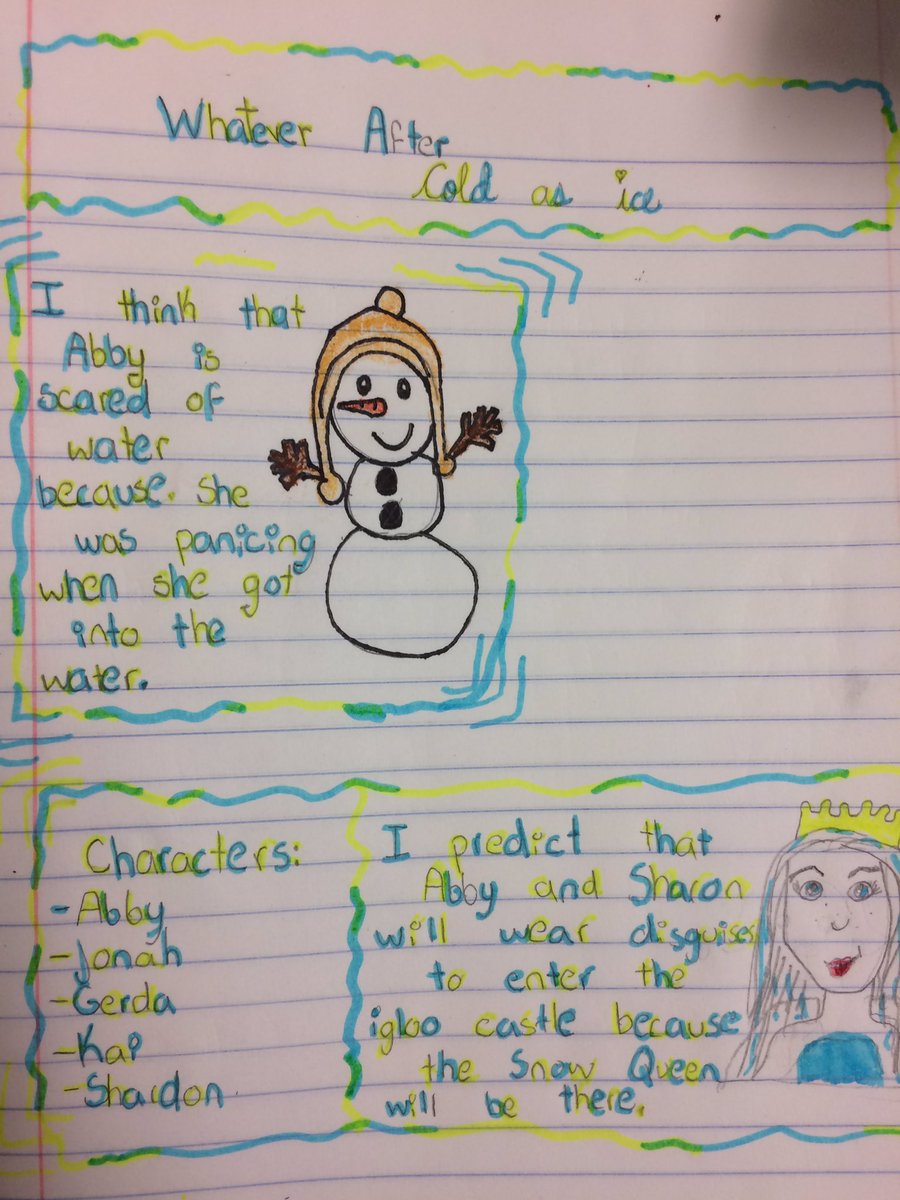 katheidrich's tweet photo. Showing our thinking through creative #ResponseJournals @MeadowParkEl https://t.co/nn4jyZQh1b