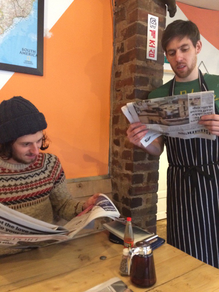 WeLuvBrownies's tweet photo. With the @fourcornersshef boys Checking out @WeLuvBrownies article @shftelegraph today's edition #SheffieldIsSuper https://t.co/tzTo3EzvQ9