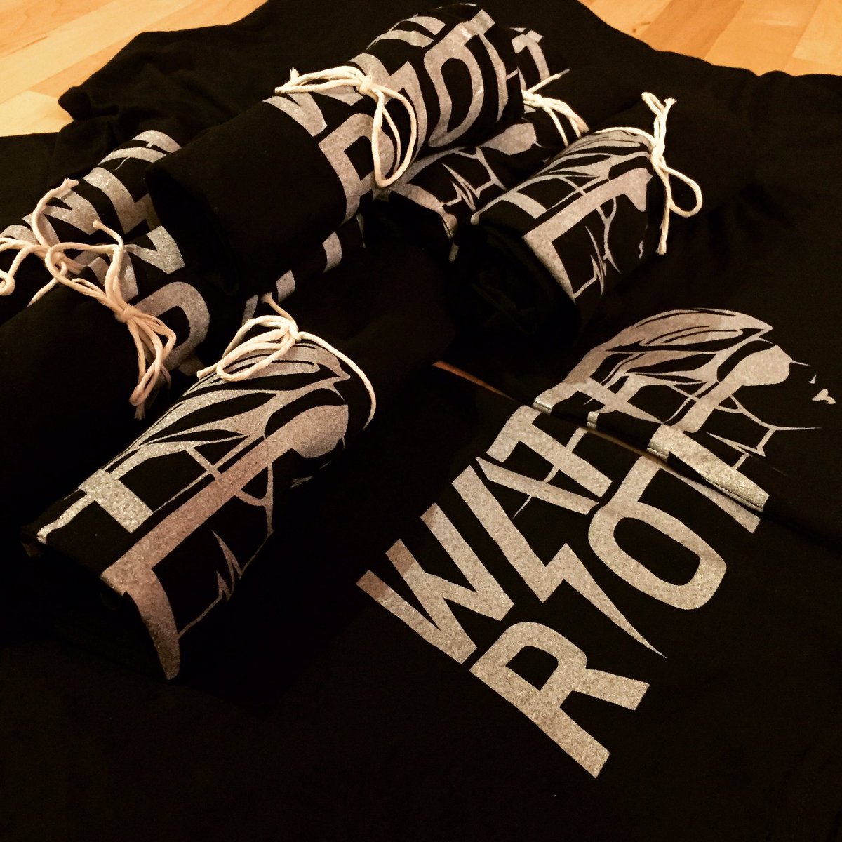 These limited edition T's are available with our event igg.me/at/WattRiotcyc… #yycbike #empoweringwomen #wattriotcycling #bikelife