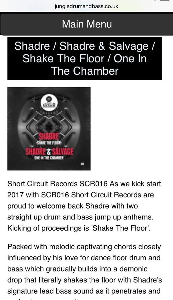 JDnBassuk's tweet image. @ShortCircuitDNB come with some fire forthcoming !!!! Read more here : jungledrumandbass.co.uk/news/shadre-sh…