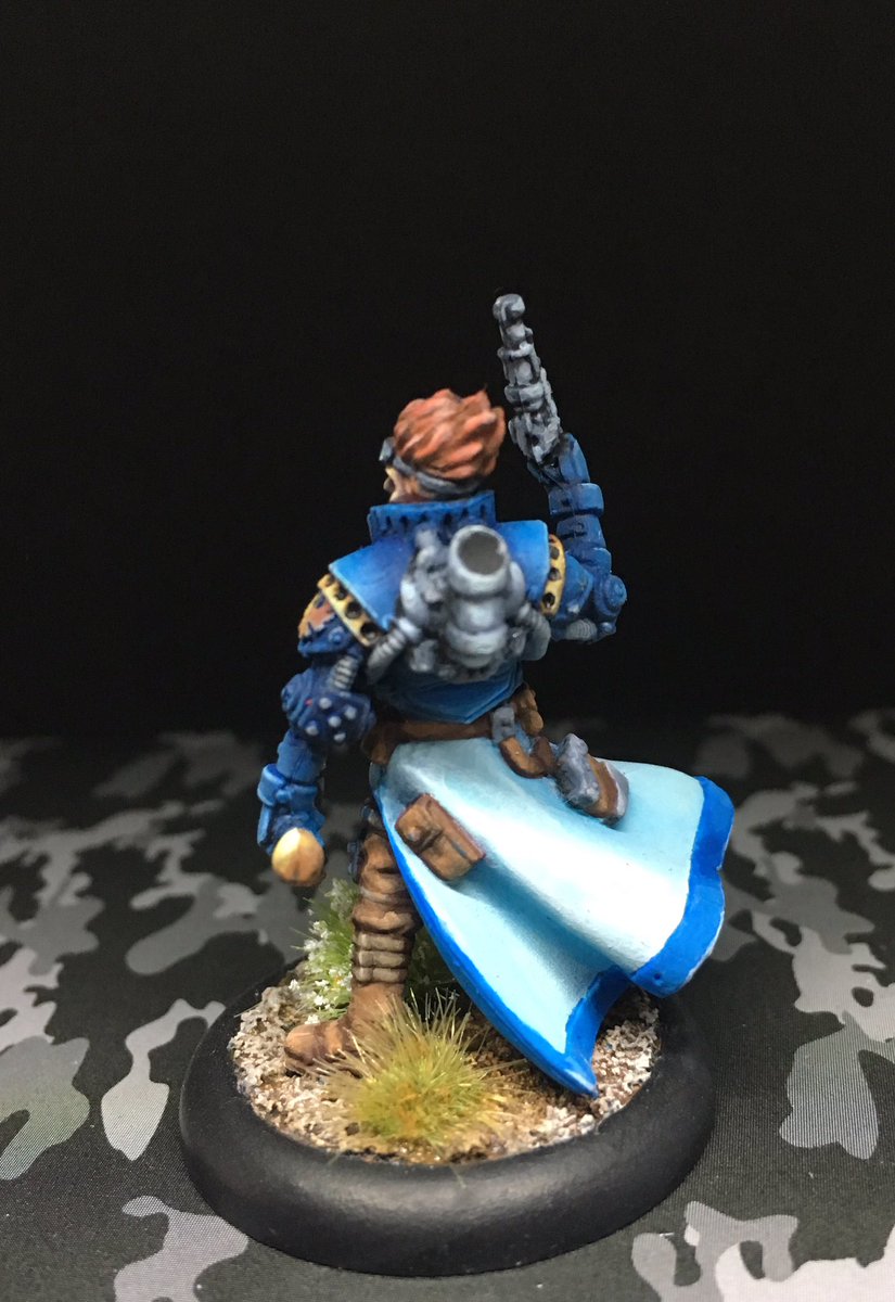 mak0painter's tweet photo. Un Coleman Stryker que pinté hace tiempo de @privateerpress #cygnar #stryker #Warmachine #warmahordes https://t.co/hrMv9gllxz