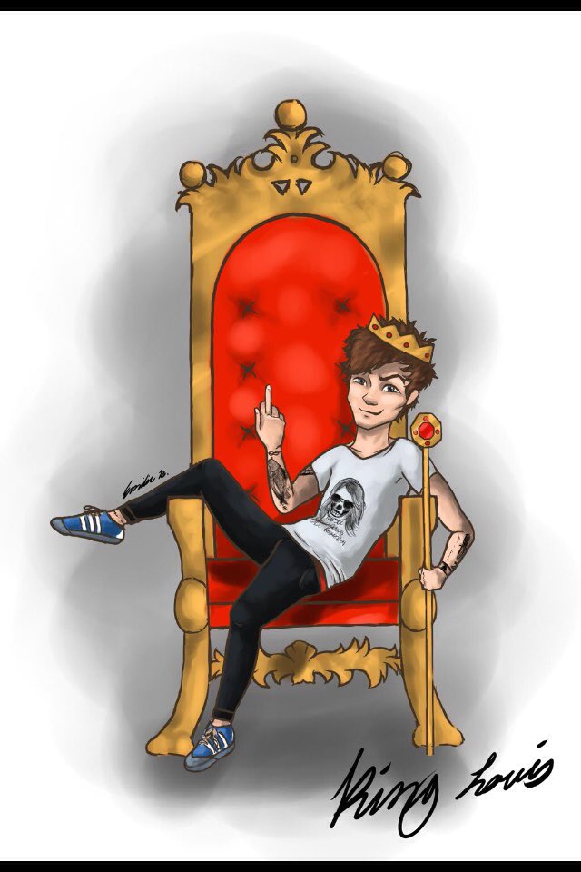 SophieIsALarrie's tweet photo. How this fandom sees Louis 👑👑👑👑

#LouisIsKing
#MasterOfAllWisdom https://t.co/Qb94Y7Dko7
