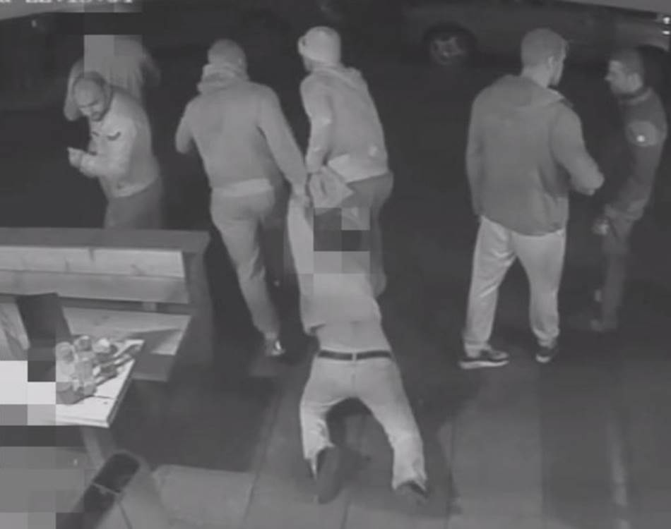 bristol247's tweet photo. This shocking CCTV footage shows a man being kidnapped from a bar on Gloucester Road: https://t.co/oGg1lYdOak https://t.co/JMcAniDz7I