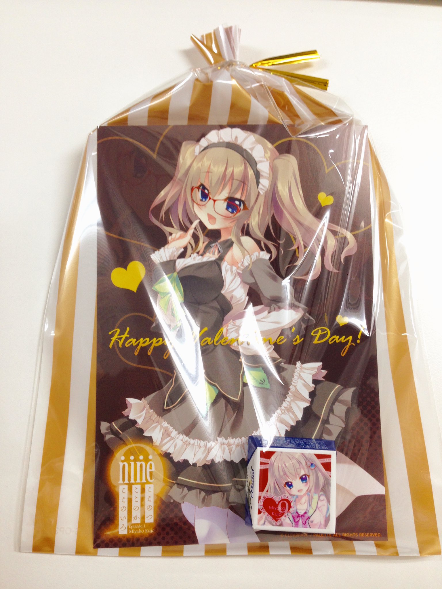 9-nine- ここいろ 九條都 バレンタインイベント限定 ポストカード 9-nine- ここいろ 九條都 バレンタインイベント限定 ポスト