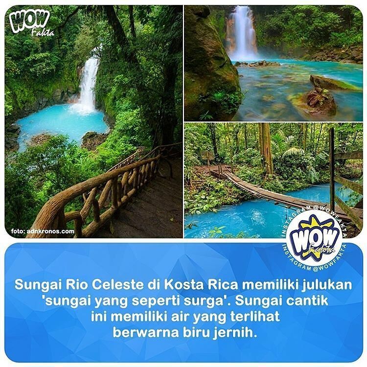 ift.tt/2k6d3TC [#wowfakta] Sungai yang memiliki nama Rio Celeste ini memiliki air berwarna biru muda yang …