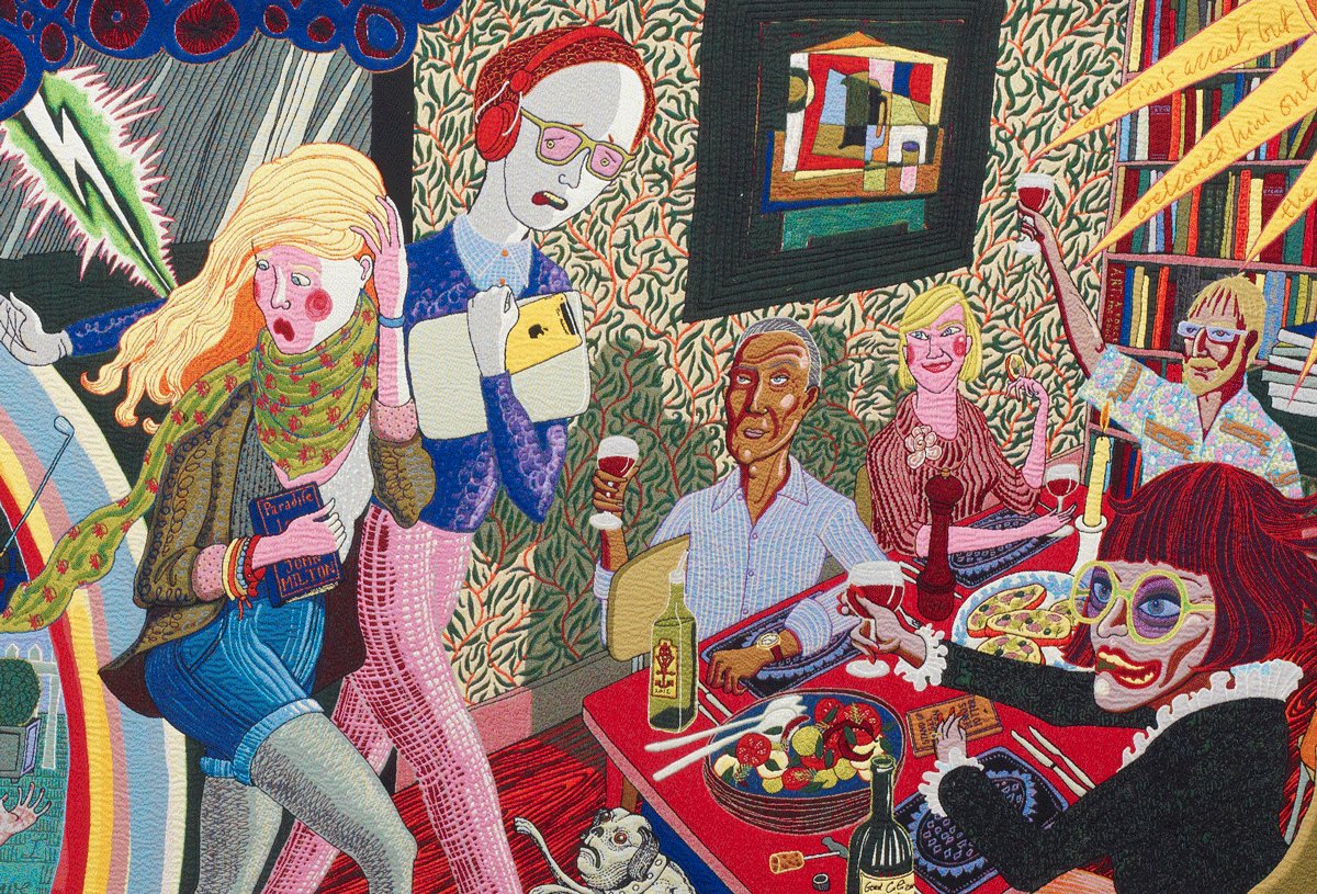 Brit_VisualArts's tweet photo. Our exhibition of #GraysonPerry's tapestries opens in Kiev, Ukraine next week! #vanityofsmalldifferences https://t.co/CvL4s9zqjs https://t.co/S3HoOzJnh0