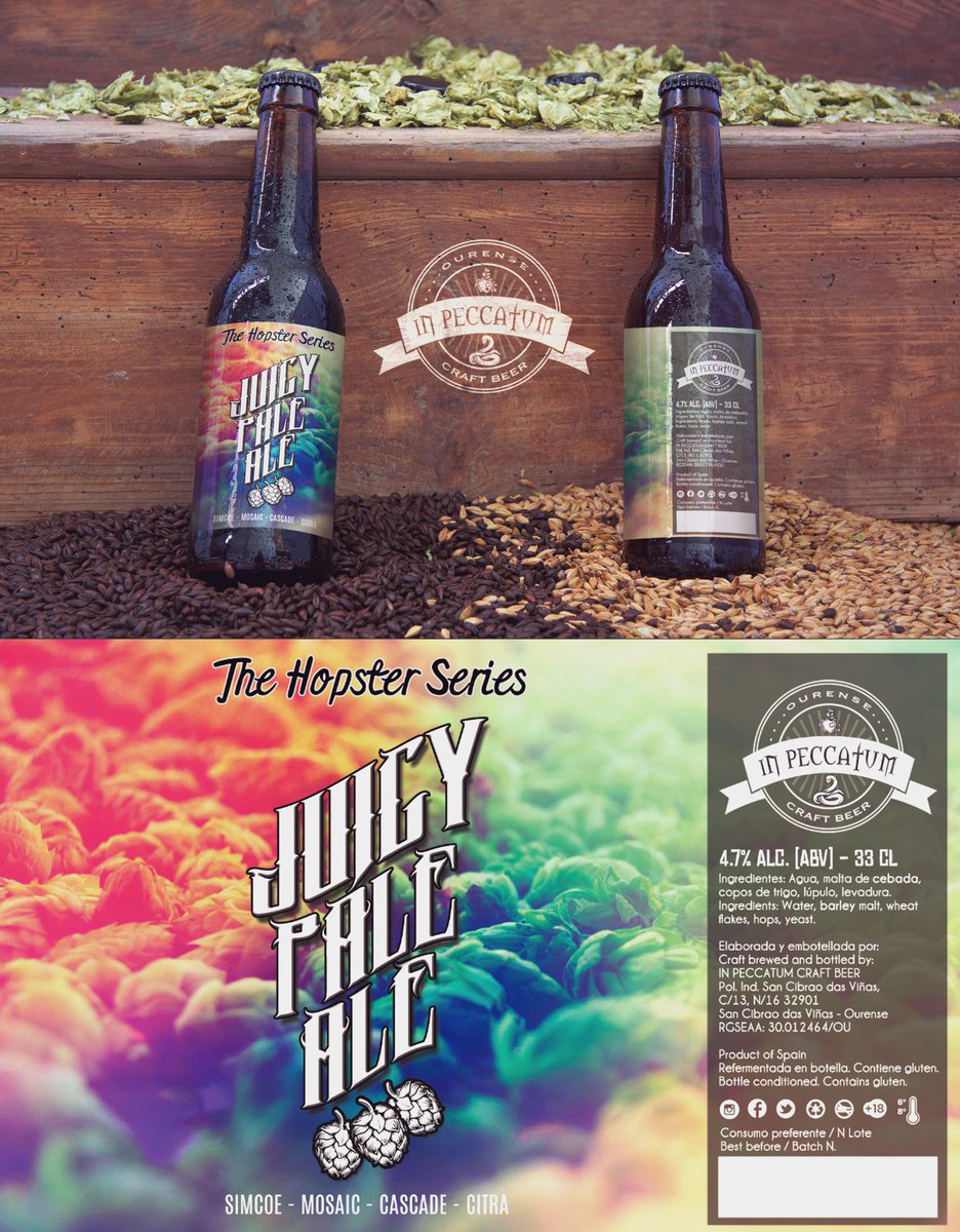 BOOM! Who said we cannot be #hipsters? Introducing our JUICY PALE ALE, because we love to break rules! #craftbeer #beer #bier