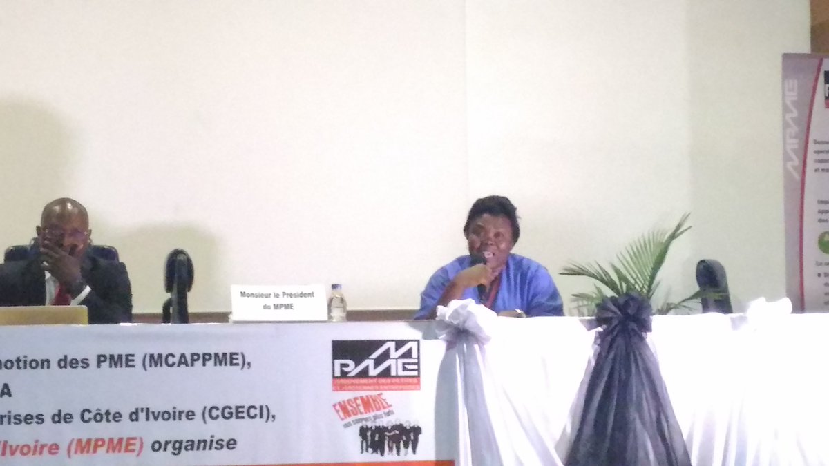 YedidiaMaureen's tweet image. Intervention Mm Zoundi Yao, DG de QuiCk CACH #JSPP2017