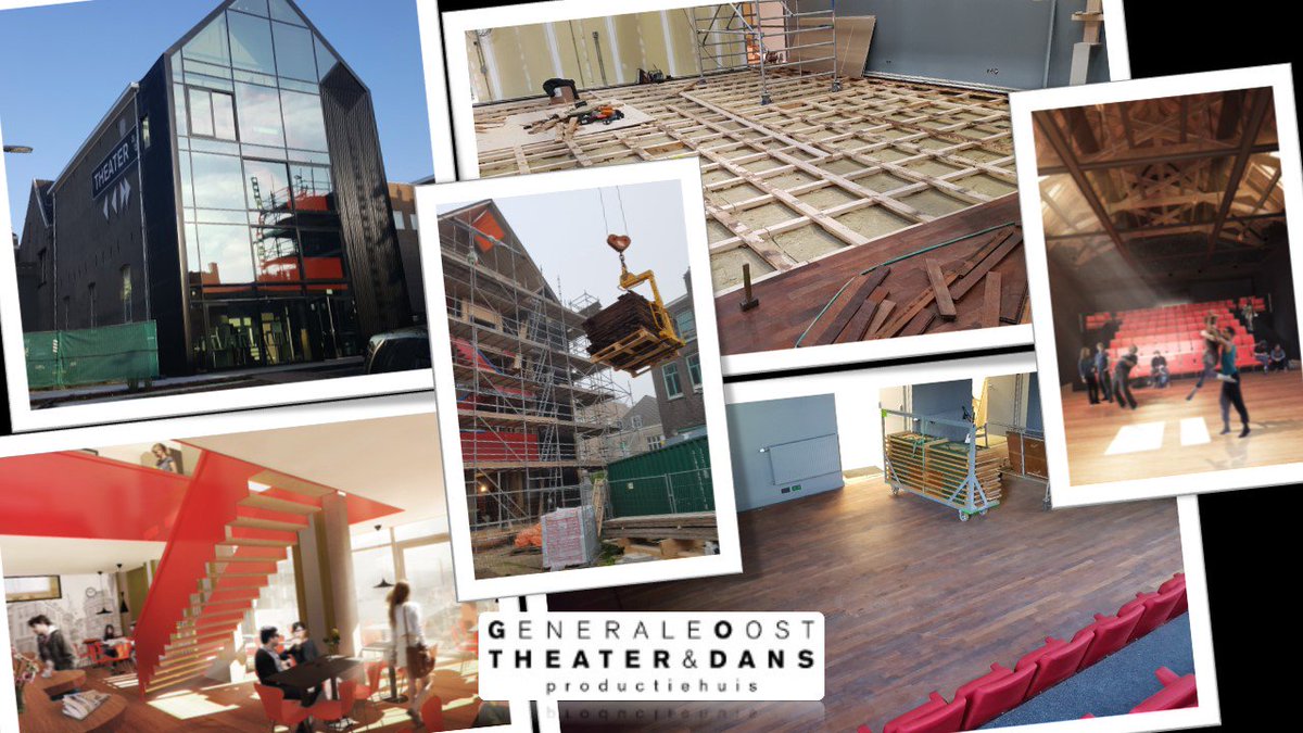 Theater aan de Rijn in Arnhem voorzien van een massieve merbau vloer welke hergebruikt is uit het Musis Sacrum te Arnhem. #duurzaam