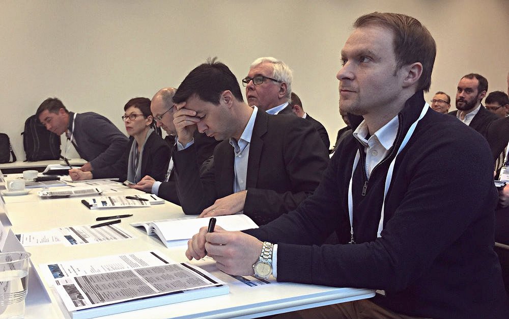 ensoventures's tweet photo. Day 2 #EMIVF17 Kirill Mudryy, expert panelist, on the Smart Materials and Material Processing pitching sessions. https://t.co/pKVj2nwqfF