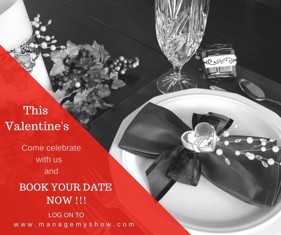 Managemyshowapp's tweet photo. Book your date now !!
#managemyshow #eventmanagement #eventplanning #events #bookyourdate #valentines #decorations #celebrate #eventprofs https://t.co/7AX7HhYvwv