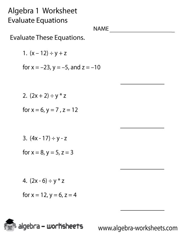 Algebra Worksheets Algebrasheets Twitter