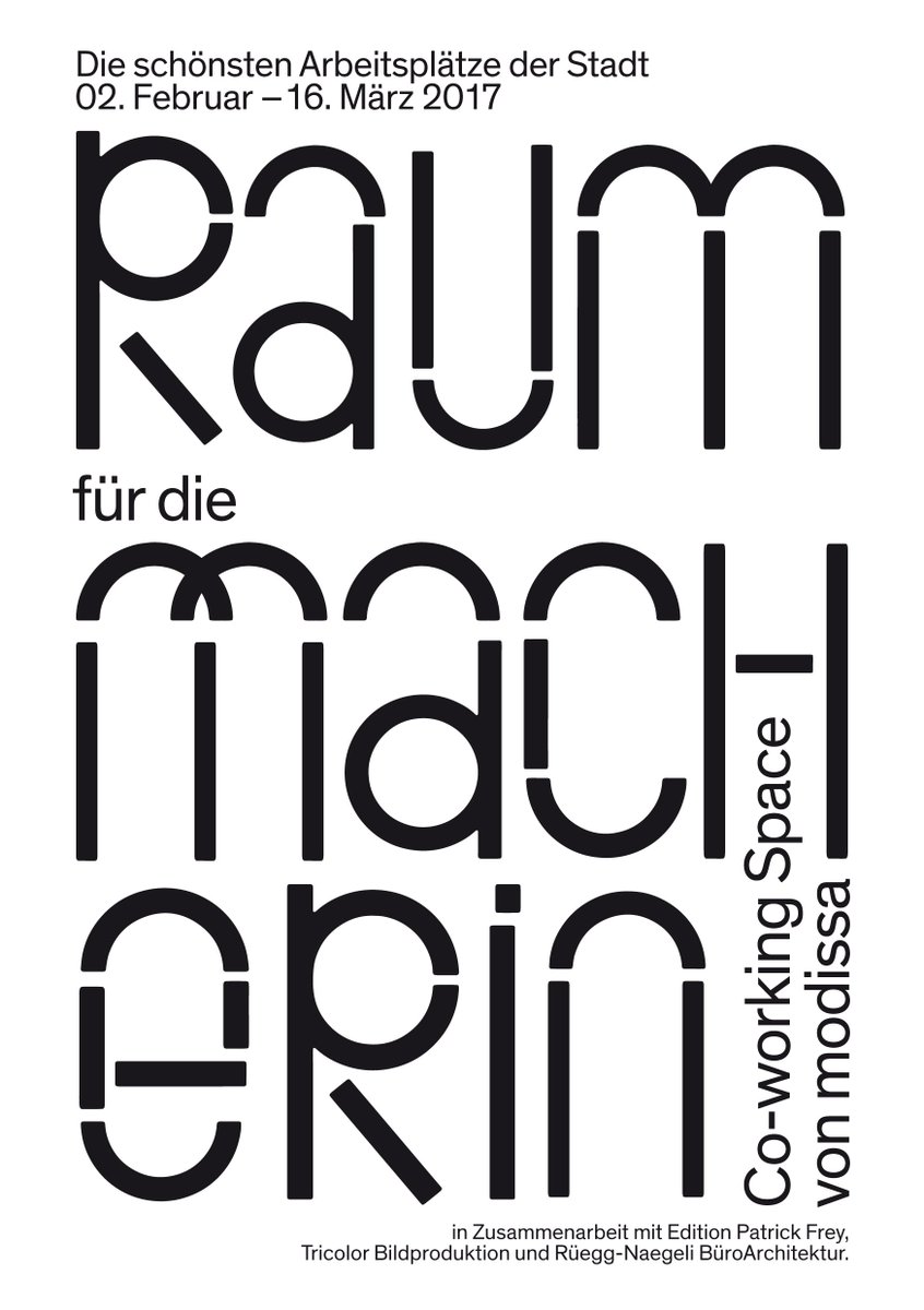 "Raum für die Macherin"-Eröffnung: Co-Working Space bei Modissa in Zürich im 5. Stock. Apéro heute ab 18 Uhr, Space bleibt bis 16.3.17.