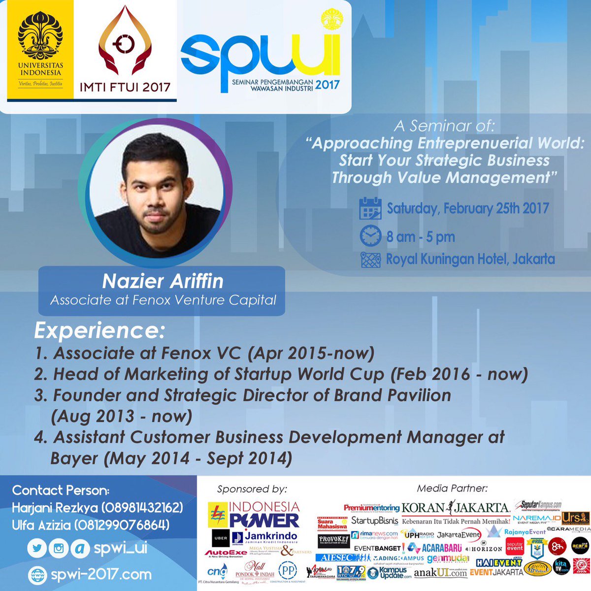IMTIFTUI's tweet image. Meet Nazier Ariffin!
Associate at Fenox Venture Capital