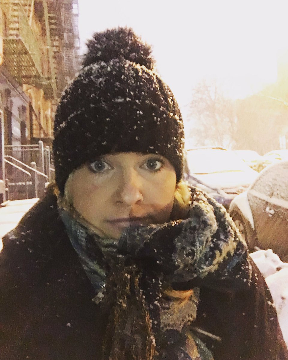 ElizaWMurphy's tweet photo. "Slow and steady wins the race." - @masonscherer ❄️ #nycblizzard #ineedcoffee #whereismybus #imnotelsa https://t.co/gKEiGeKu8x