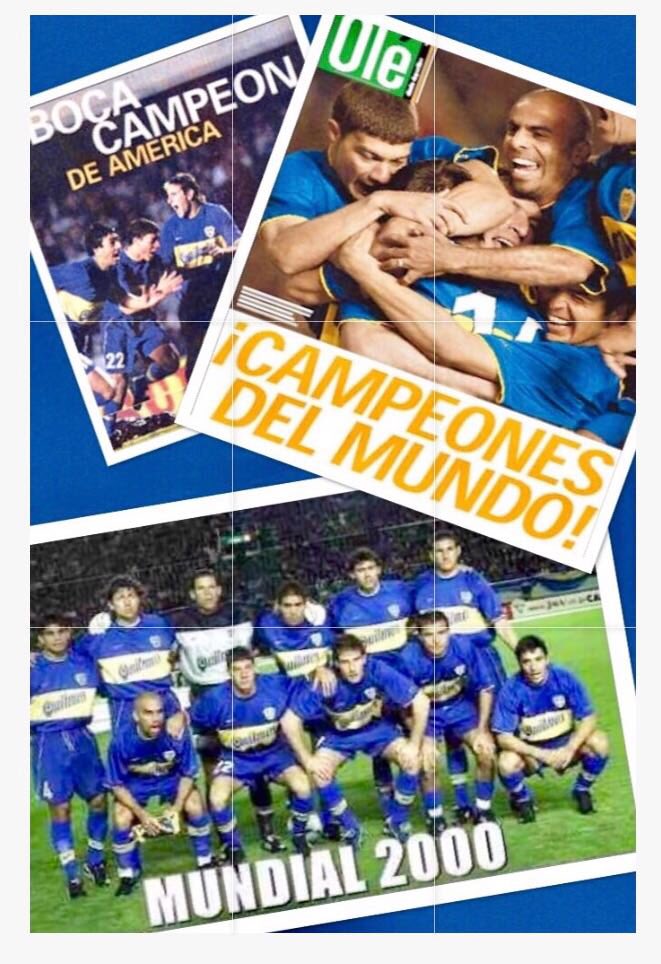 Poster Do Boca Juniors - Campeão Mundial 2000