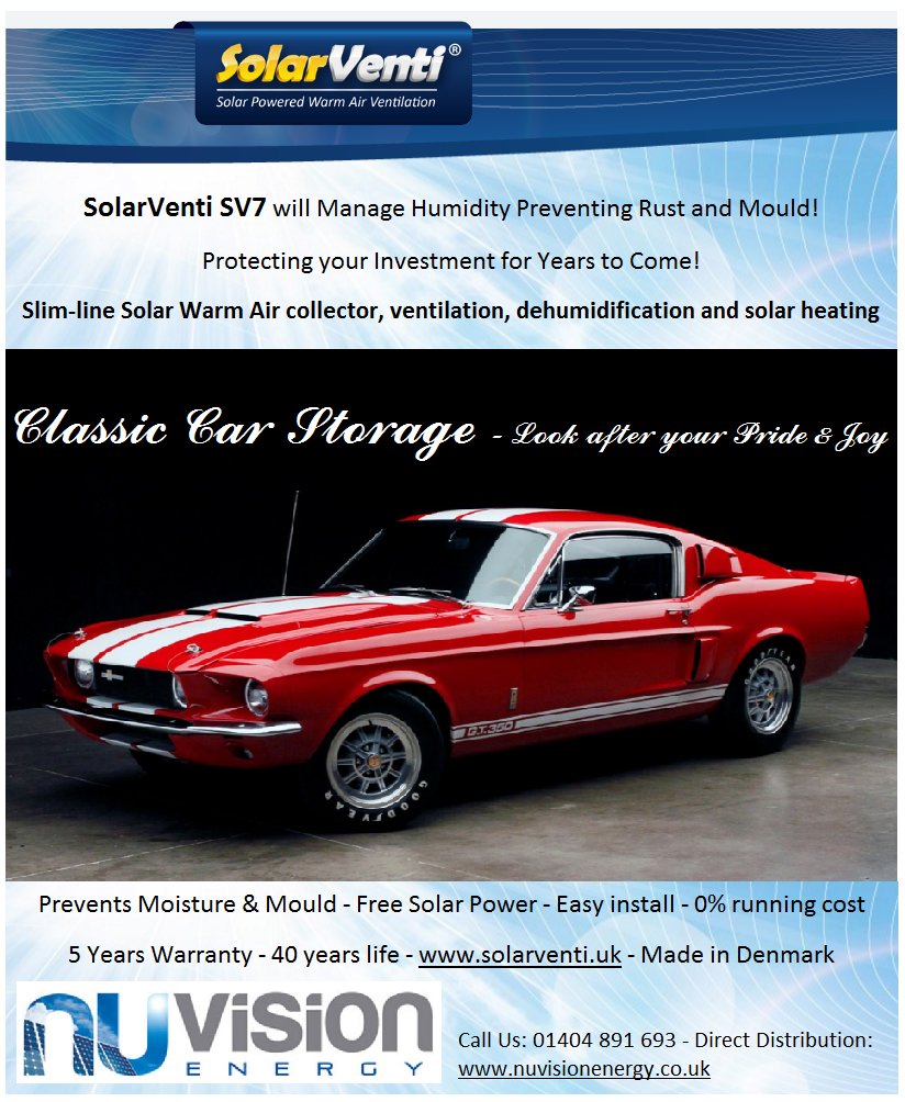 CLASSIC CAR STORAGE - LOOK AFTER YOUR PRIDE &amp; JOY Preventing Rust &amp; Mould <a href="/UKClassicCars/">UK Classic Cars (ukcc.xt247.net)</a> <a href="/ClassicMotorNEC/">Classic Motor Show</a> <a href="/ClassicCarWkly/">Classic Car Weekly</a> #cars #classiccars