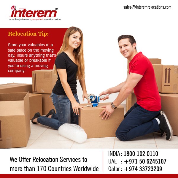 interemrelo's tweet photo. #Interem will take care of all your relocation needs.
#moverspackers #Relocate #Movers #Packers #l #UAE #QATAR #Dubai #RelocationTip https://t.co/aNZ8dzgBkS