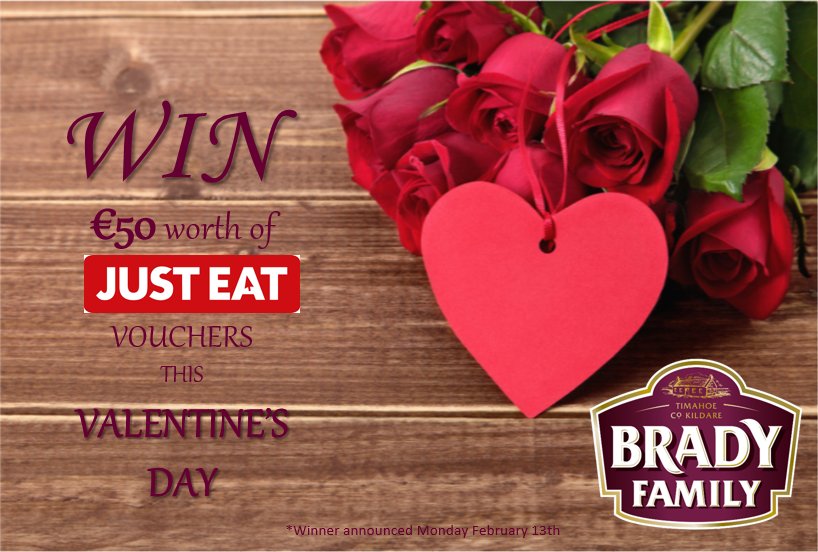 bradyfamilyham's tweet photo. Don't forget to retweet and follow #BradyFamily on twitter to be in with a chance of winning a great prize for Valentine's Day!!! https://t.co/Ido8xcCchl