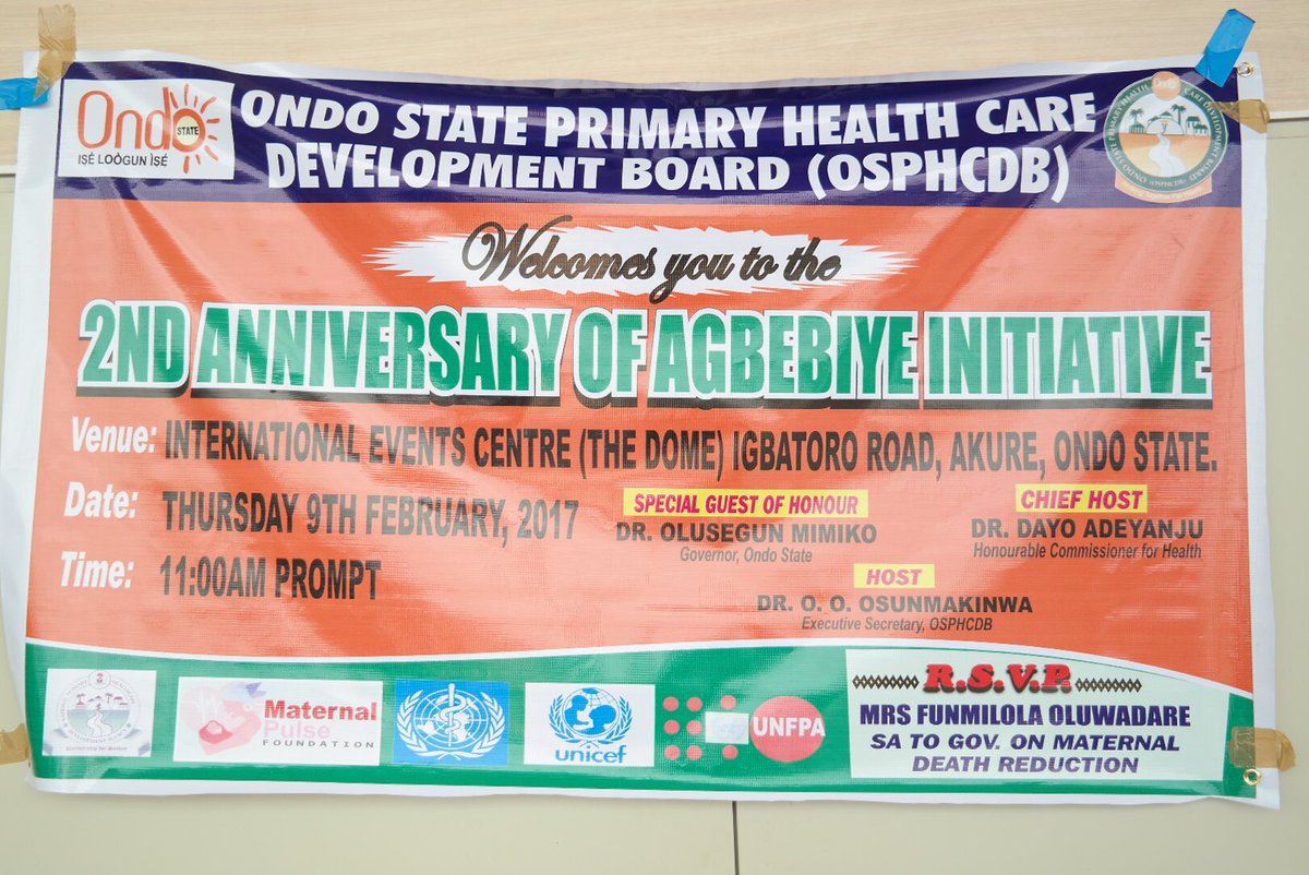 ThePublicistNG's tweet photo. Ondo State has been able to reduce MMR by 84.9% that is from 745/100k live births in 2009 to 112/100k in 2016. #MimikoLegacyProject https://t.co/AkAooWu524