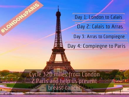 wearepreventBC's tweet photo. Fancy cycling London2Paris &amp; raising loads of money for charity? Room Ng07 tonight from 5pm to hear all about it @CCSURAG @christchurchsu https://t.co/uSdEySp5Vb