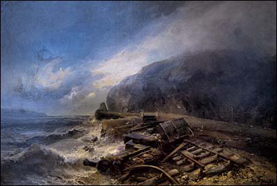 History of 1899 #painting of #train at #Penmaenbach by #Gyffin artist #art #Conwy by Rhodri Clark, at #Guildhall
historypoints.org/index.php?page…