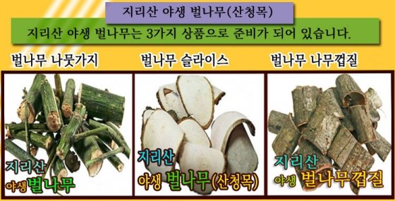 벌나무(산청목)의 효능