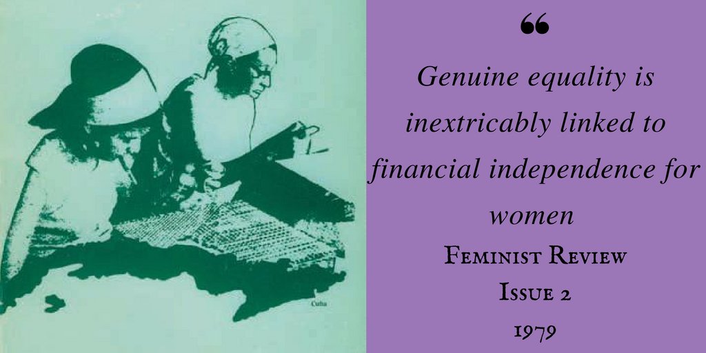 Here's the cover from Issue 2 of <a href="/FeministReview_/">Feminist Review</a> published in 1979! Read it here: bit.ly/2luhqEM #GenderStudies #SocSciMatters