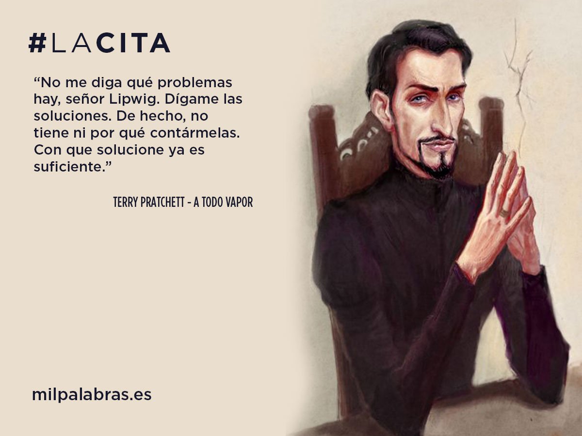 milpalabras_es's tweet photo. 🙏 “No me diga qué problemas hay, señor Lipwig. Dígame las soluciones." #mundodisco

https://t.co/my4hiOtbKv https://t.co/FQavmrnB2e