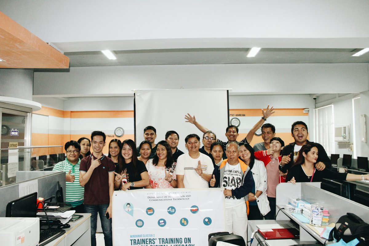 foomc2director's tweet photo. Tech4ED Center Managers from Agusan Norte /Sur and Surigao Sur cap off their three-day Trainer's Training on Basic Digital Literacy at FSUU. https://t.co/pmQfYIphq1