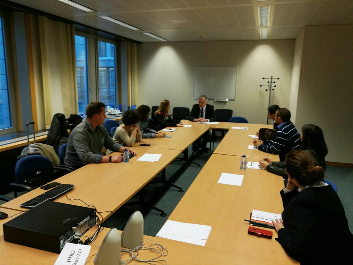 clapssound's tweet photo. Recepción del portavoz del Parlamento europeo @gonzalezpons 
@CEEICastellon @dipcas #Brussels #moveup https://t.co/8qTaU6E1lH
