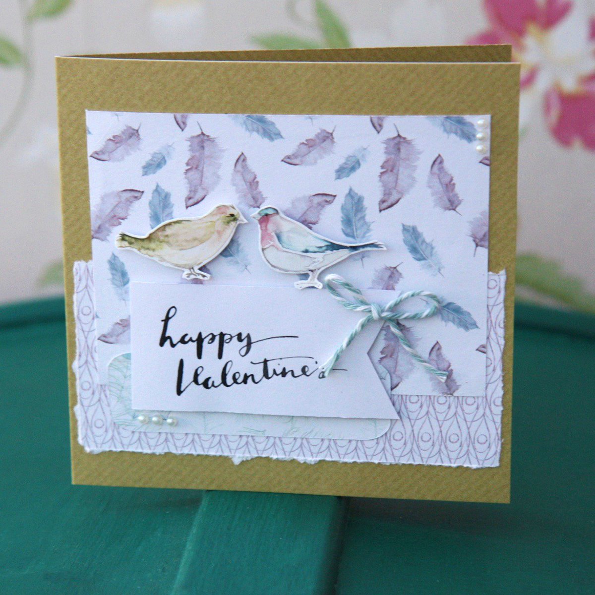 CraftCltd's tweet photo. ๐We LOVE these two little love birds in the #BloomBeautiful paper pad! ๐ ๐ Made by @StickerKitten using @shellartistree designs #craft https://t.co/Euj4hAlove
