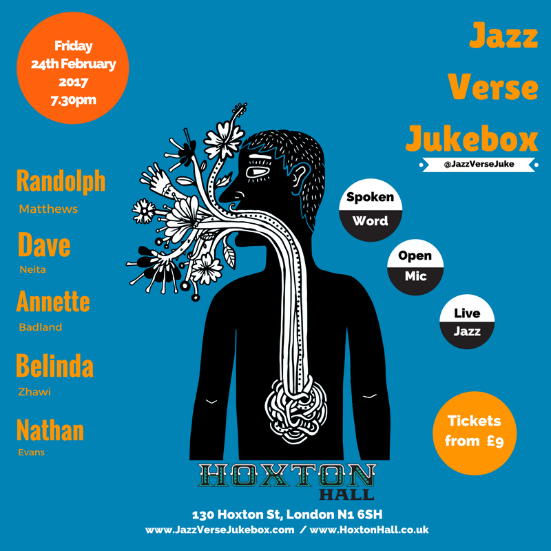 JazzVerseJuke's tweet photo. #Poet #Singer? Come &amp; show us what you are made of #Friday 24th FEB https://t.co/9ZcdVBudbN @HoxtonHall #OPENMIC #LiveMusic #LiveArt #London https://t.co/a3PQQe876W