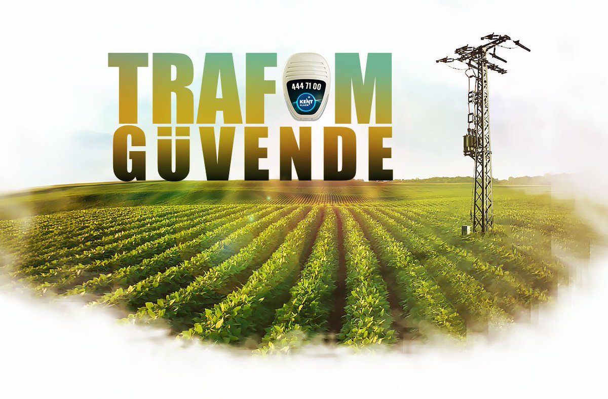 Kent Alarm'la çiftçilerimizin trafosu da mahsulü de güvende.
( Agroexpo Tarım ve Hayvancılık Fuarı 2017 youtube.com/watch?v=AVYxAg… )