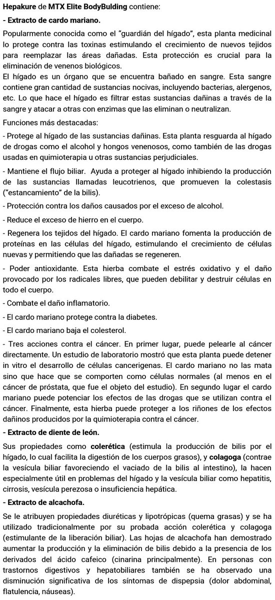 NutriproJaen's tweet photo. HEPAKURE de @MTXBody❗💪💚

🔴PROTECTOR HEPÁTICO.
🔴Desintoxica y depura el organismo.
🔴Extractos vegetales.
🔴Efecto lipotrópico (quema grasas). https://t.co/hEdSJa4HZi