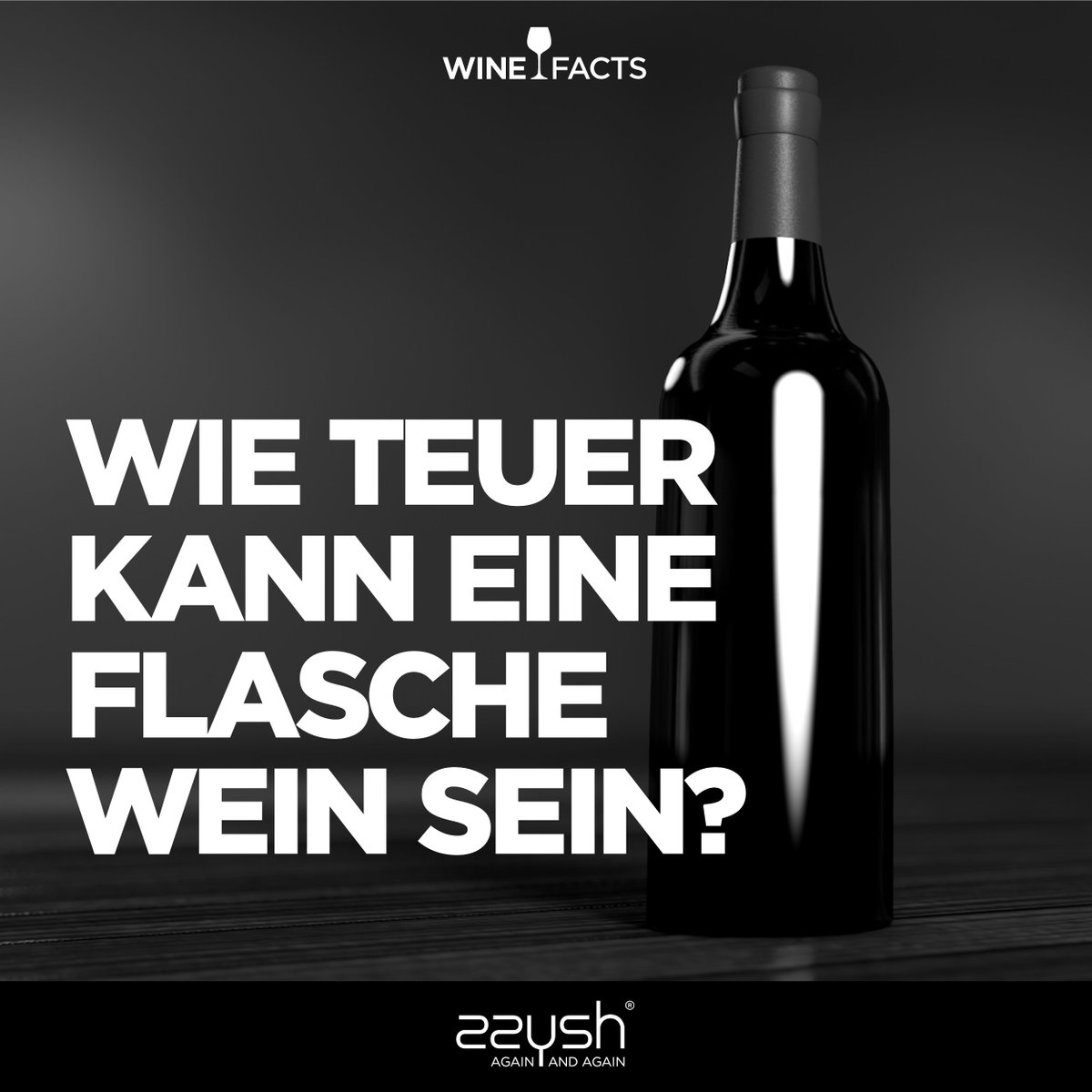 zzyshme's tweet photo. #Wein kann teuer sein. Doch was denkst du? Wie viel kostet die teuerste Flasche Wein? #zzysh https://t.co/1ihWzKqtPe
