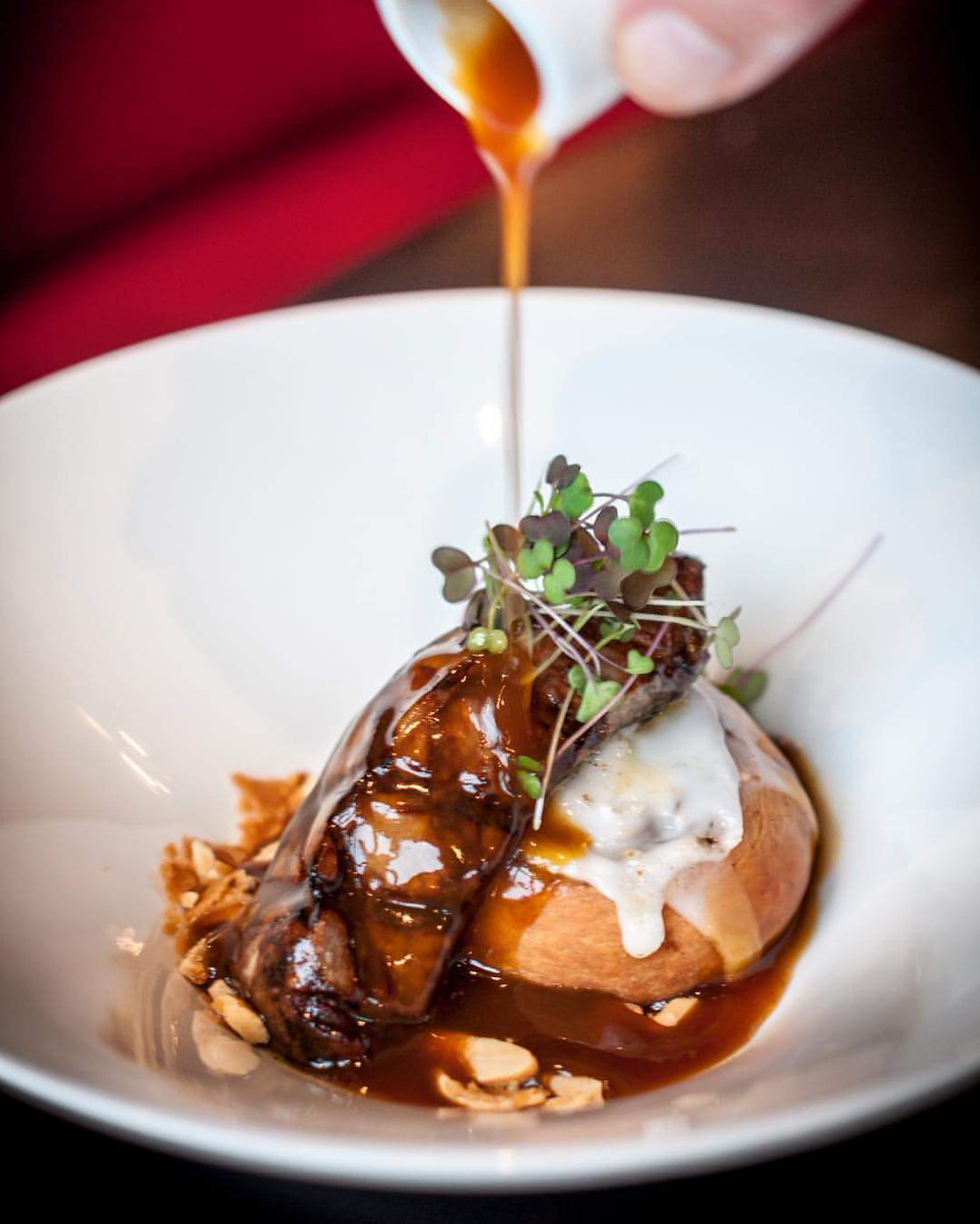 Foie grad n cinnamon rolls w maple gravy. Live on <a href="/MancowMuller/">MancowMuller</a> 97.9 715 till...