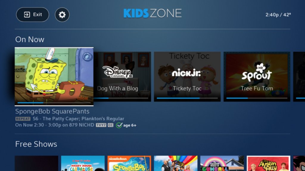 ComcastNewEng's tweet photo. Trying to keep the kids entertained during today’s snow day?  Just say #KidsZone into your Xfinity X1 voice remote. #SnowDay2017 #SnowStorm https://t.co/MnUruClJDE
