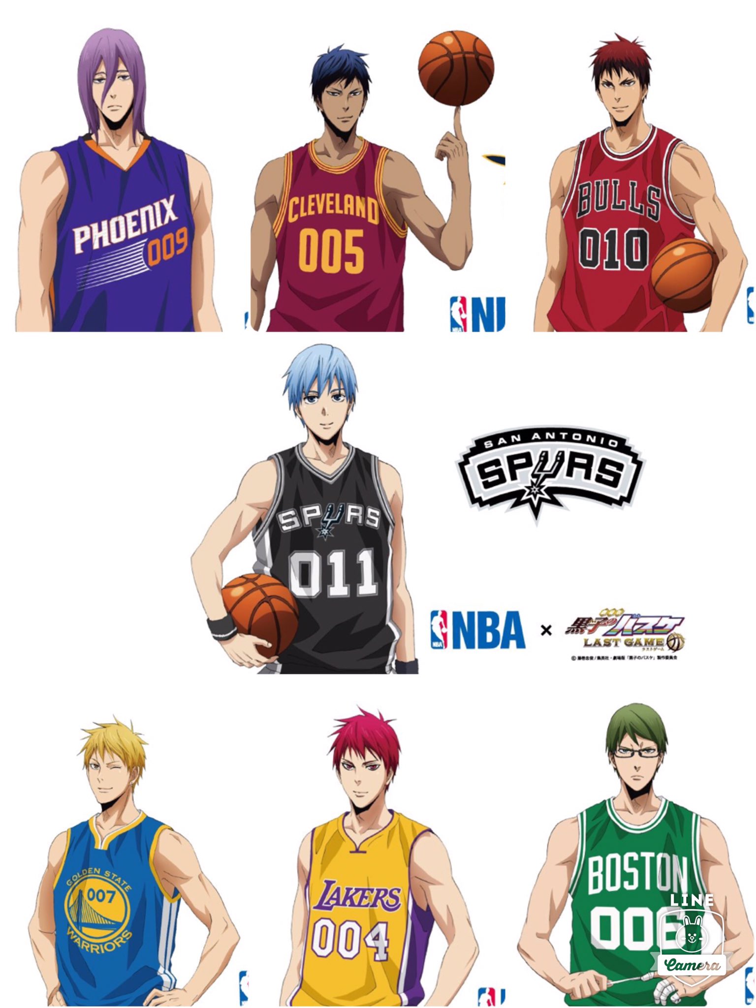 杉さま 帝光中学バスケ部 奇跡の世代 こんなメンバーがnbaに本当にいたら めっちゃ面白いだろうなっ 黒子のバスケ 奇跡の世代 Nba バスケットボール T Co Du9koq5jau Twitter