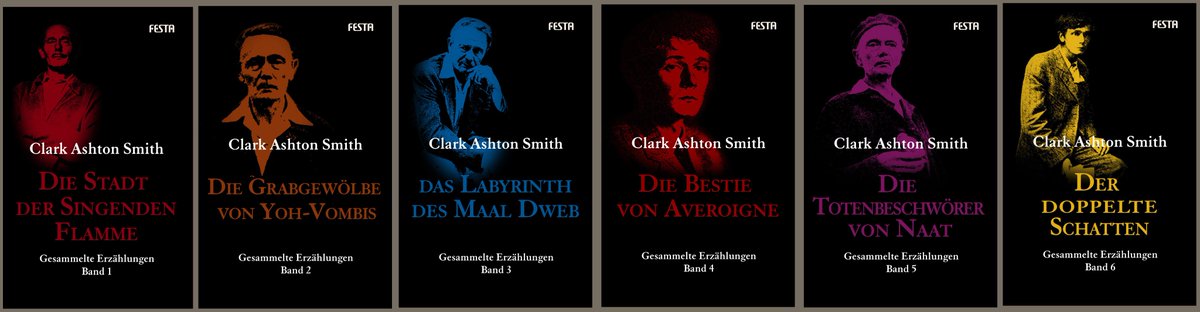 FestaVerlag's tweet image. Die Gesammelten Werke von Clark Ashton Smith bei FESTA: festa-verlag.de/autor-smith-cl… #HPLovecraft #Lovecraft #CASmith #Horror