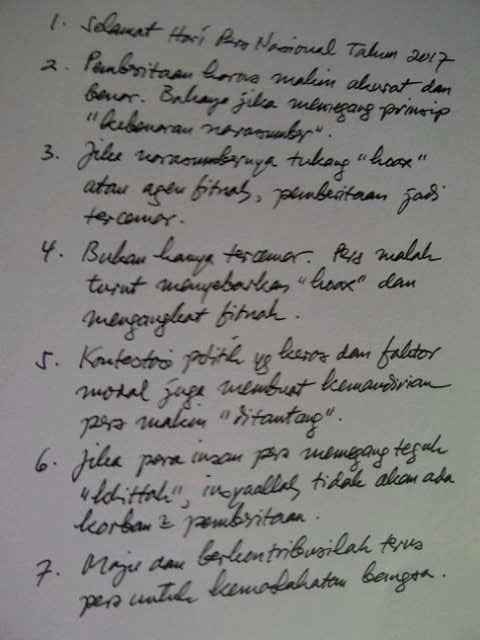 anasurbaningrum's tweet photo. Disalin dari tulisan tangan Mas Anas yg dititipkan lewat sahabat yg berkunjung hari ini. *admin https://t.co/2hzcdAt02l