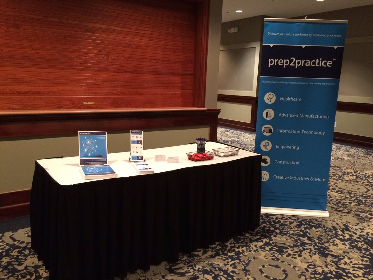 WellLink_HA's tweet photo. Excited for today's @GCPartnership Internship Summit. Visit our table to learn about #prep2practice, our job shadowing tool. #CLEintern17 https://t.co/z468rRHTka