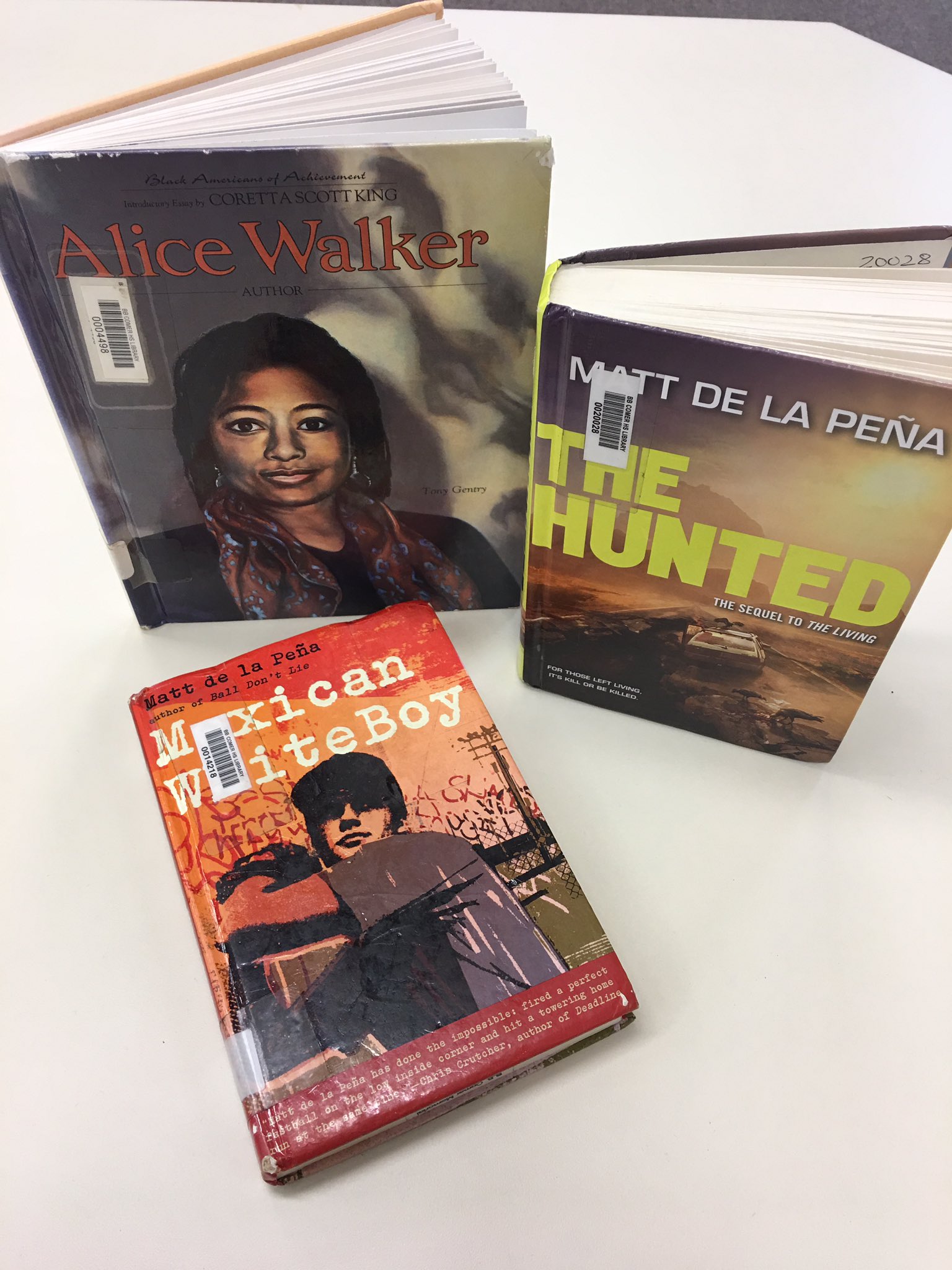 Happy birthday, Matt de la Pena & Alice Walker! Come by the library to check out their works! 